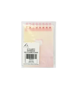 A7 Clarity Notebook Assorted