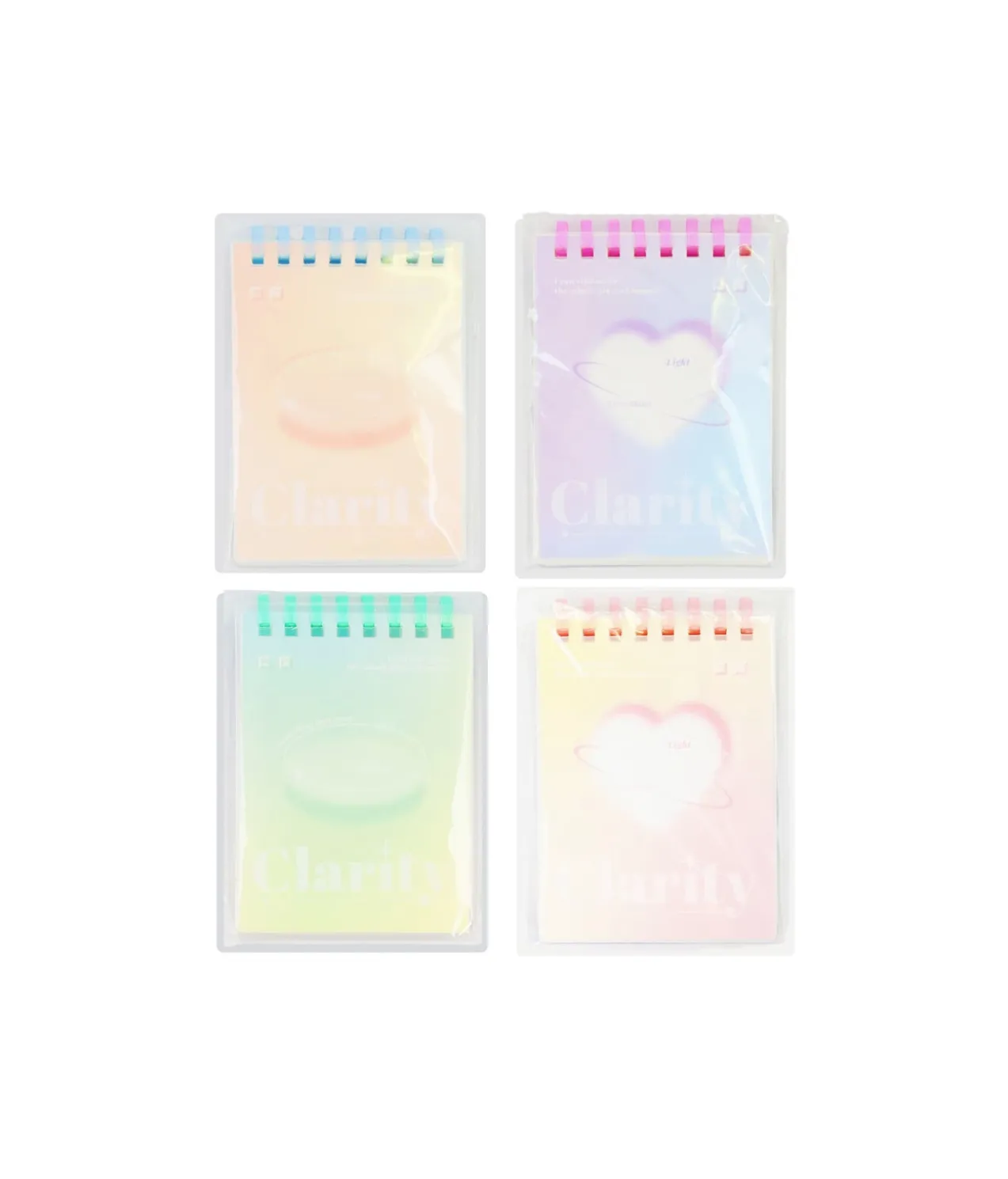 A7 Clarity Notebook Assorted