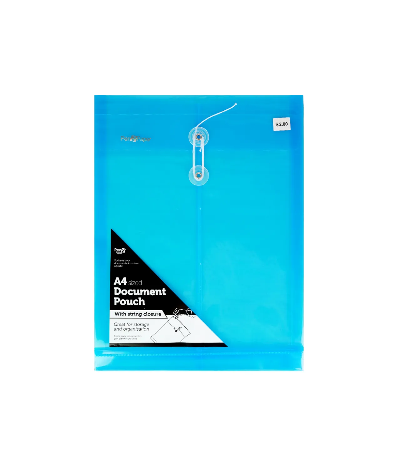 A4 Document Pouch Assorted