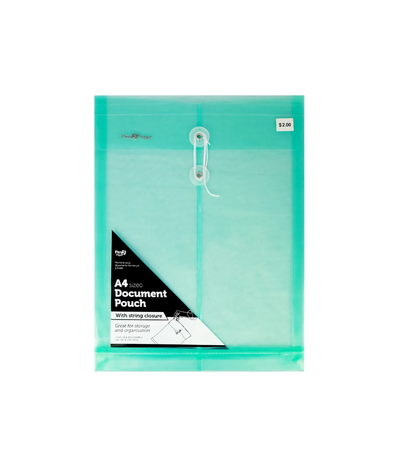 A4 Document Pouch Assorted