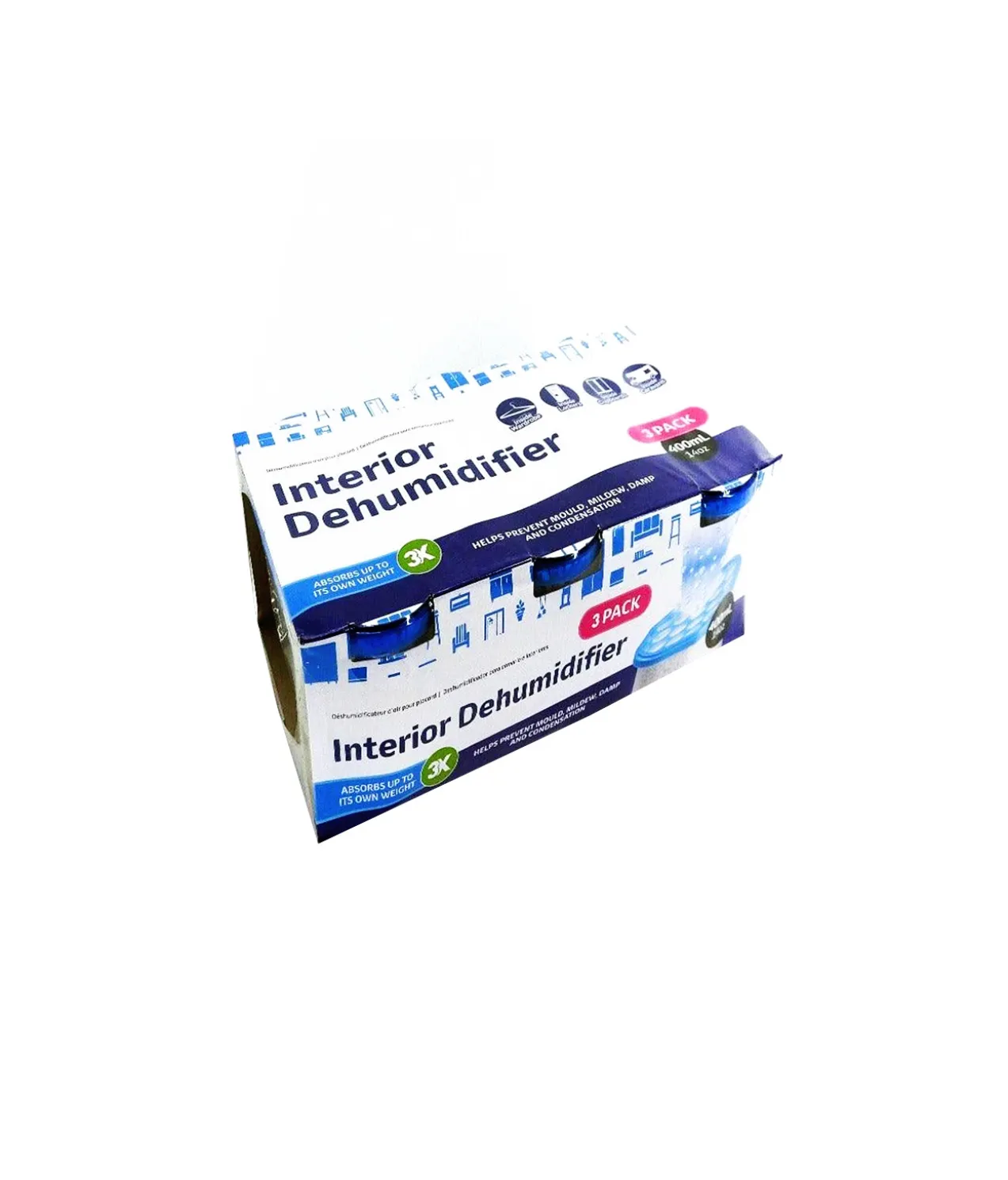 Air Dehumidifier 400ml 3pk