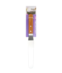Angle Cake Spatula With Wooden Handle 8in