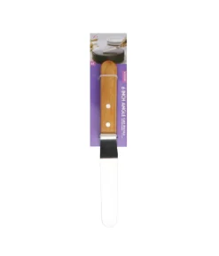 Angle Cake Spatula With Wooden Handle 6in