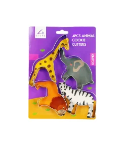 Animal Cookie Cutters 4pcs
