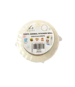 Animal Sticker Roll 2.5×2.5cm 500pc