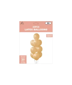 Apricot Morandi Latex Balloons 12inch 20pk