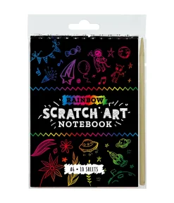A6 Rainbow Scratch Paper 10pk
