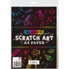 A4 Rainbow Scratch Paper 8pk