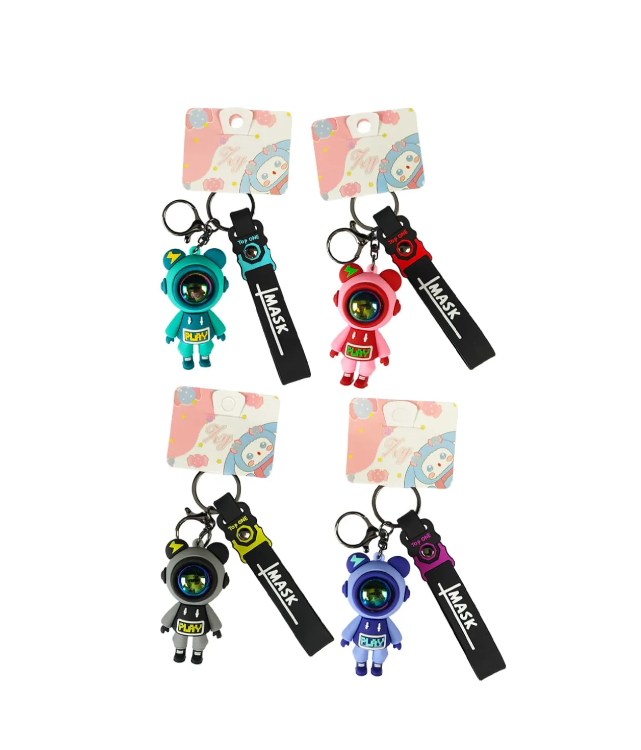 Astronaut Keychain 7cm Assorted