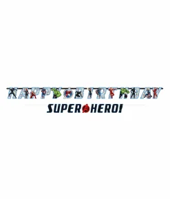 Avengers Jumbo Birthday Banner