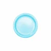 Baby Blue Paper Plates 20x7in