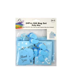Baby Boy Gift Bag Set 24pc