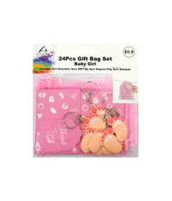 Baby Girl Gift Bag Set 24pc