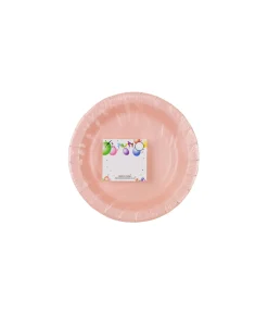 Baby Pink Paper Plates 100pk 7in