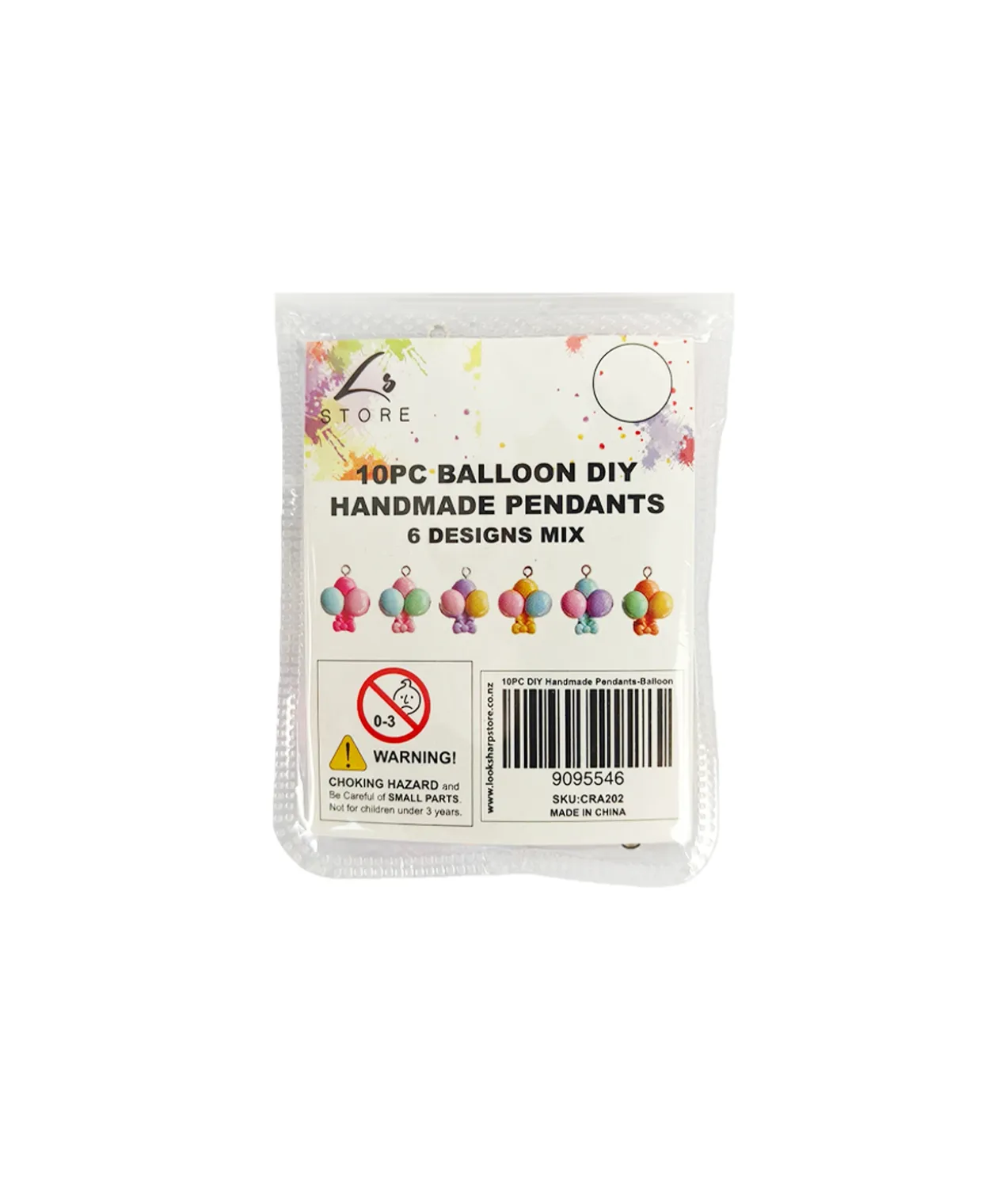 Balloon DIY Handmade Pendants 10pc