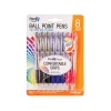 Ball Point Pens With Soft Grip 6pk