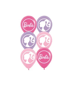 Barbie Latex Balloons 6pk