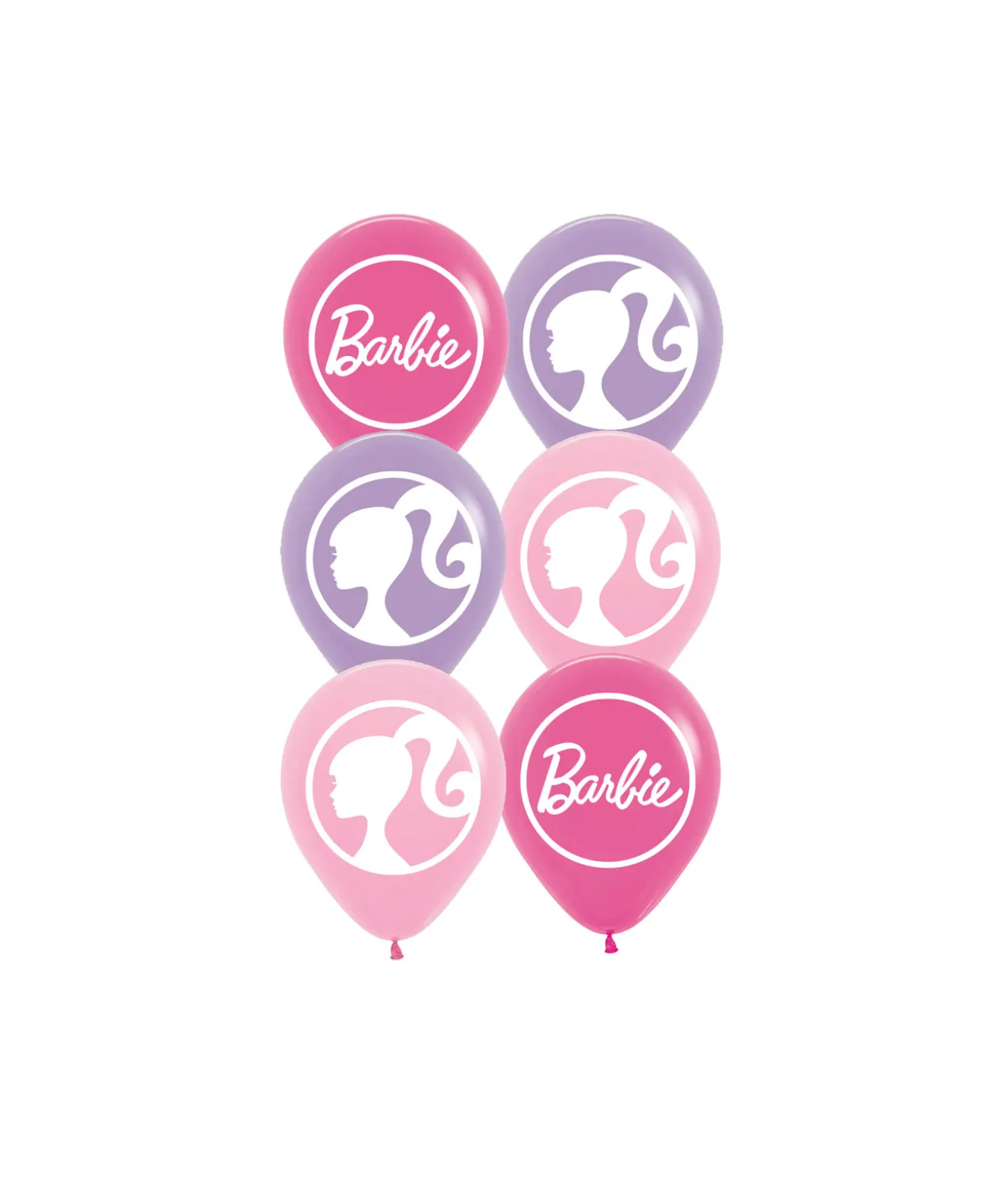 Barbie Latex Balloons 6pk