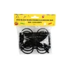 Big Black Round Framed Glasses 6pc