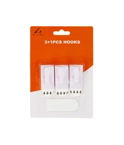 3 Big Hooks +1 Adhesive