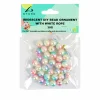 Big Iridescent Pearl DIY Bead Ornament With White Rope 30g