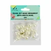 Big White Pearl DIY Bead Ornament With White Rope 30g