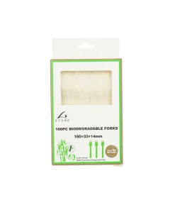Biodegradable Forks 16.5cm 100pcs