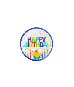 Birthday Boy Paper Plate 7inch 12pcs