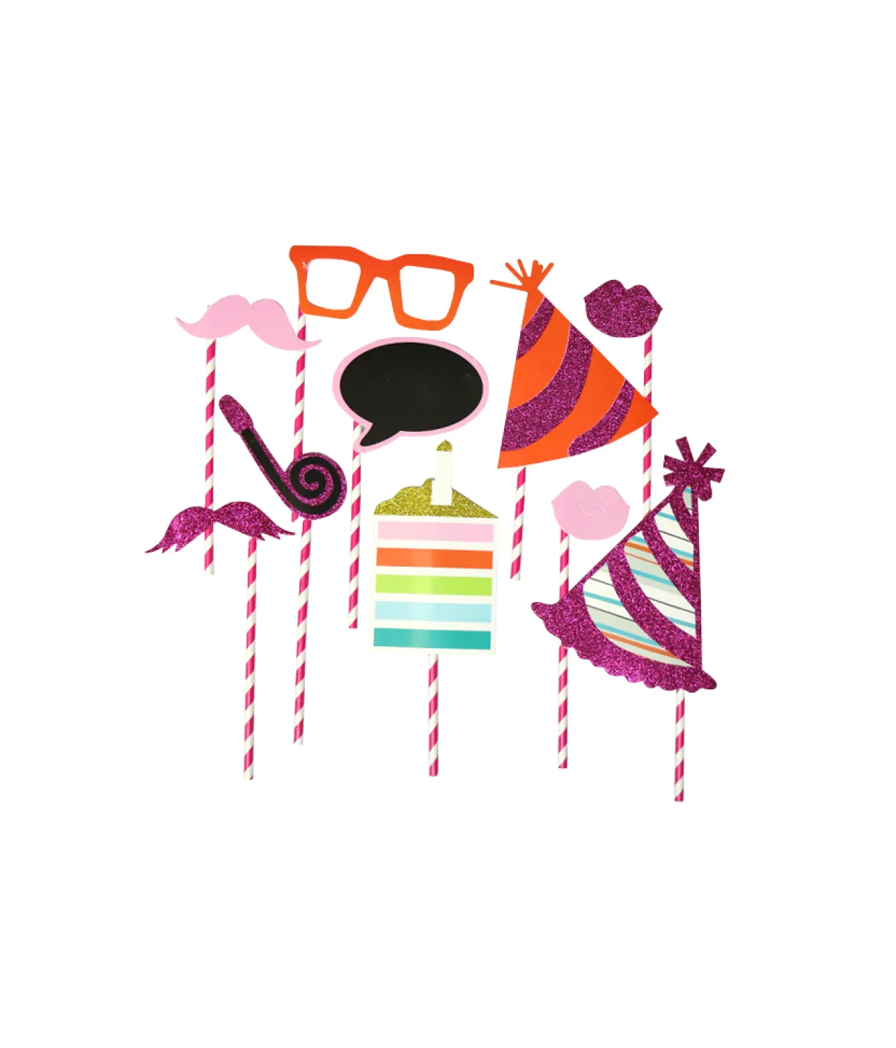 Birthday Pink Party Photo Props