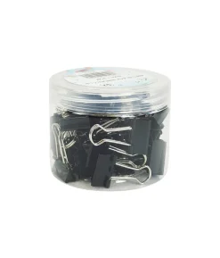 Black Binder Clip 40pc 1.9cm