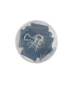 Black Binder Clip 12pc 5.1cm
