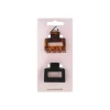 Black & Brown Claw Clip Set 2pc
