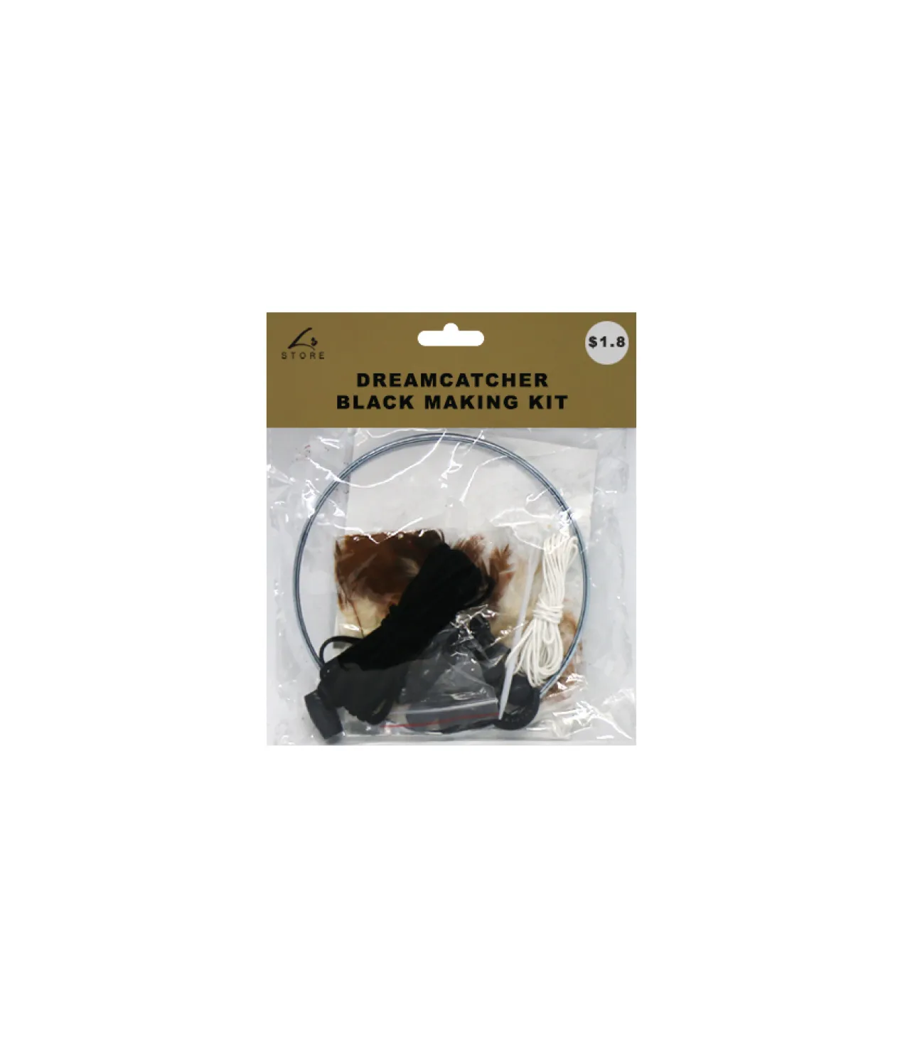 Black DIY Dream Catcher Kit