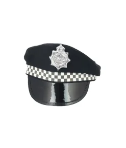 Black English Police Hat