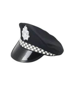Black English Police Hat