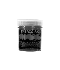 Black Fabric Paint