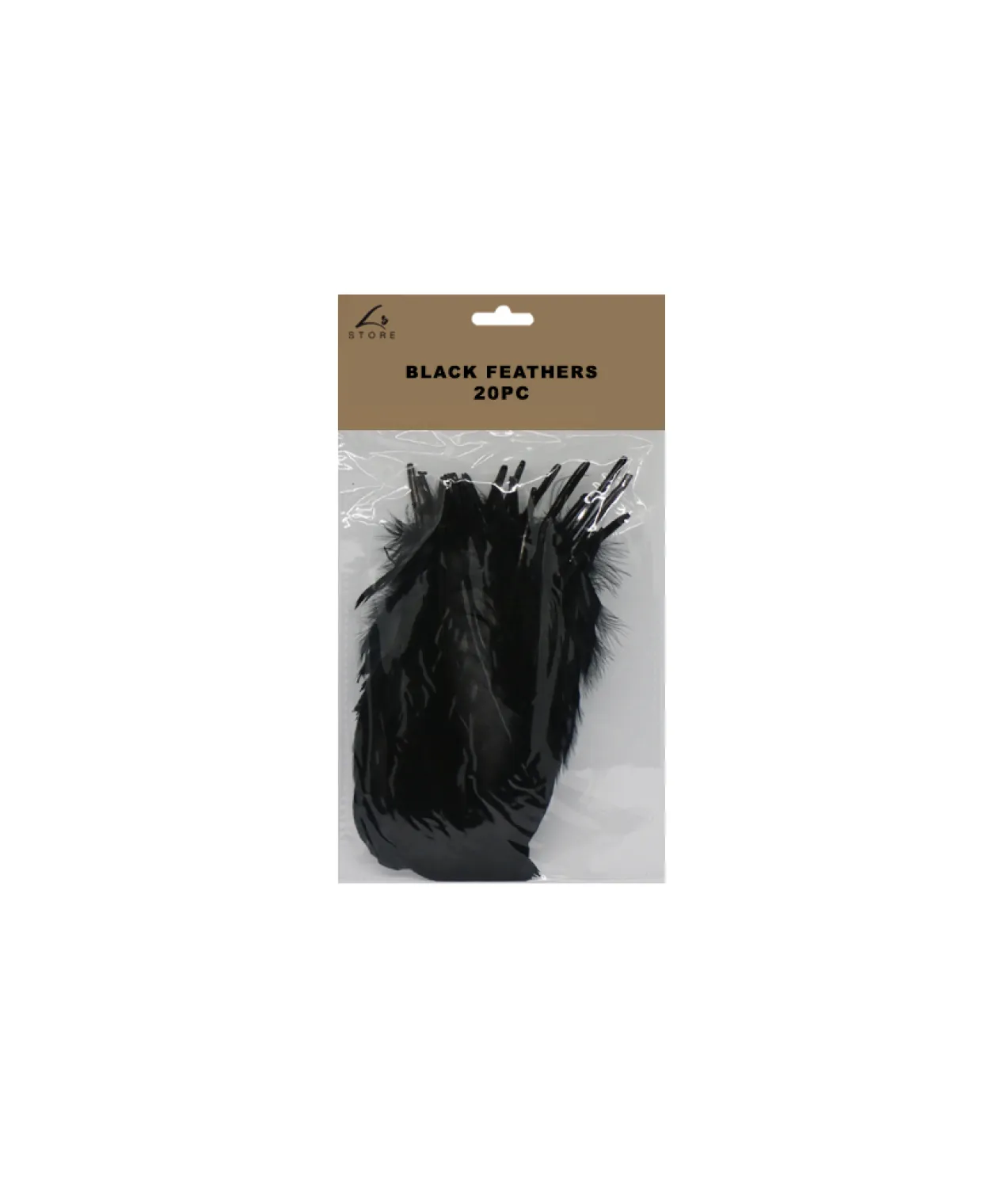 Black Feathers 20pc
