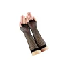 Black Fishnet Gloves Long