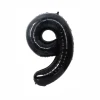 Black Foil Number Balloon 9