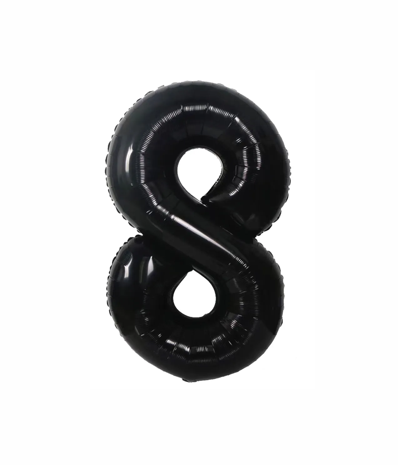 Black Foil Number Balloon 8