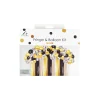 Black Gold Door Fringe with Balloons Kit