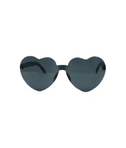 Black Heart Shape Party Glasses