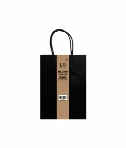 Black Medium Paper Bag 3pcs