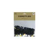 Black Mixed Confetti