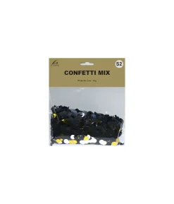Black Mixed Confetti