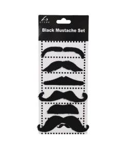 Black Mustache Set