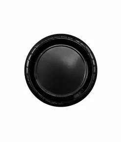 Black Paper Plates 12x9in
