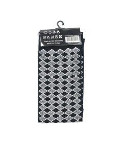 Black Party Stockings Diamond Patterns