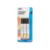 Black Permanent Markers 3pk