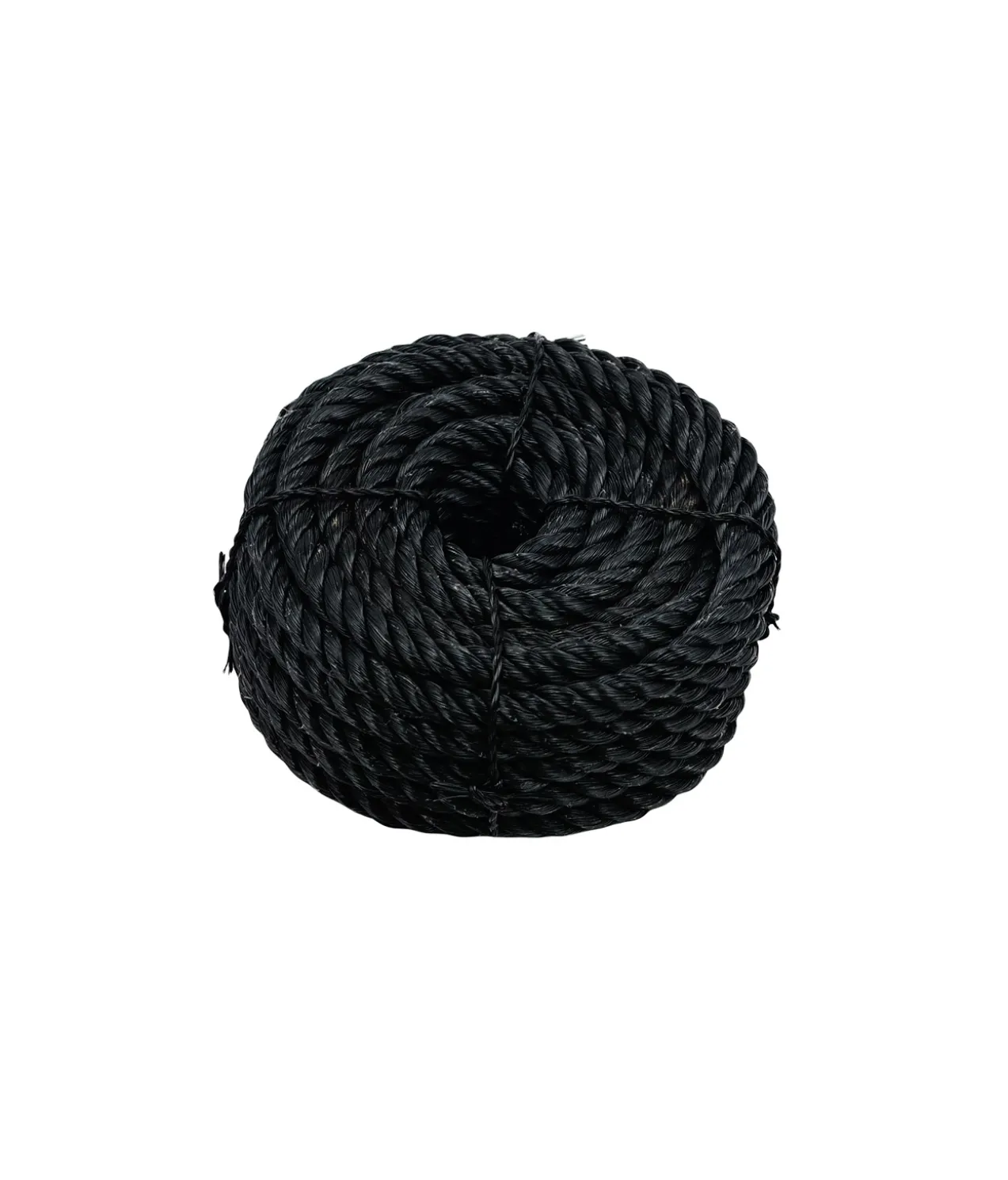 Black Pe Rope Coil 10mm X 8m